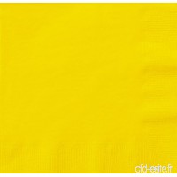 Thali Outlet – 250 x jaune 2 plis 33 cm 4 plis Serviettes en papier Tissue Serviettes pour les fêtes anniversaires mariages toutes les occasions - B00IS8TS2M